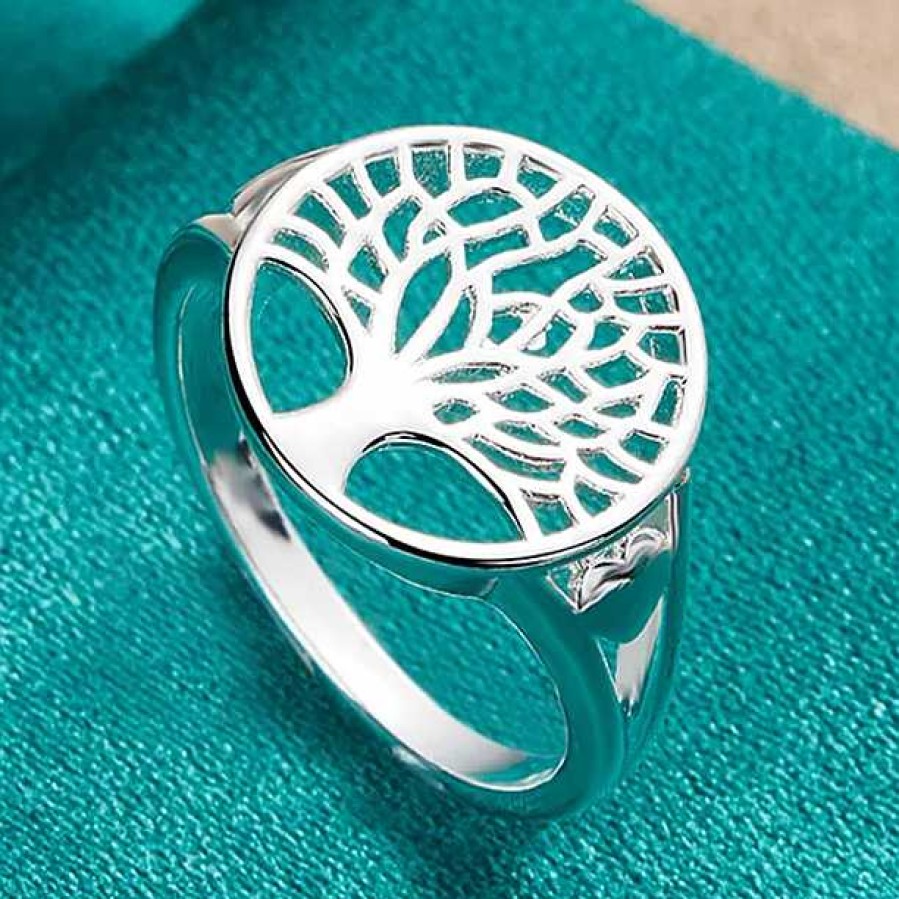 Bagues Paradise Jewels France | Bague De L'Arbre De Vie En Argent