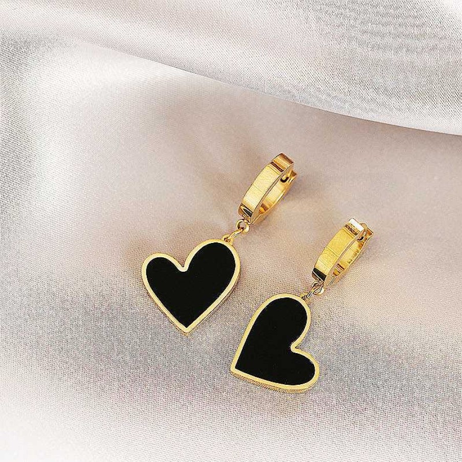 Boucles D'Oreilles Paradise Jewels France | Boucles D'Oreilles Majestic Heart En Or