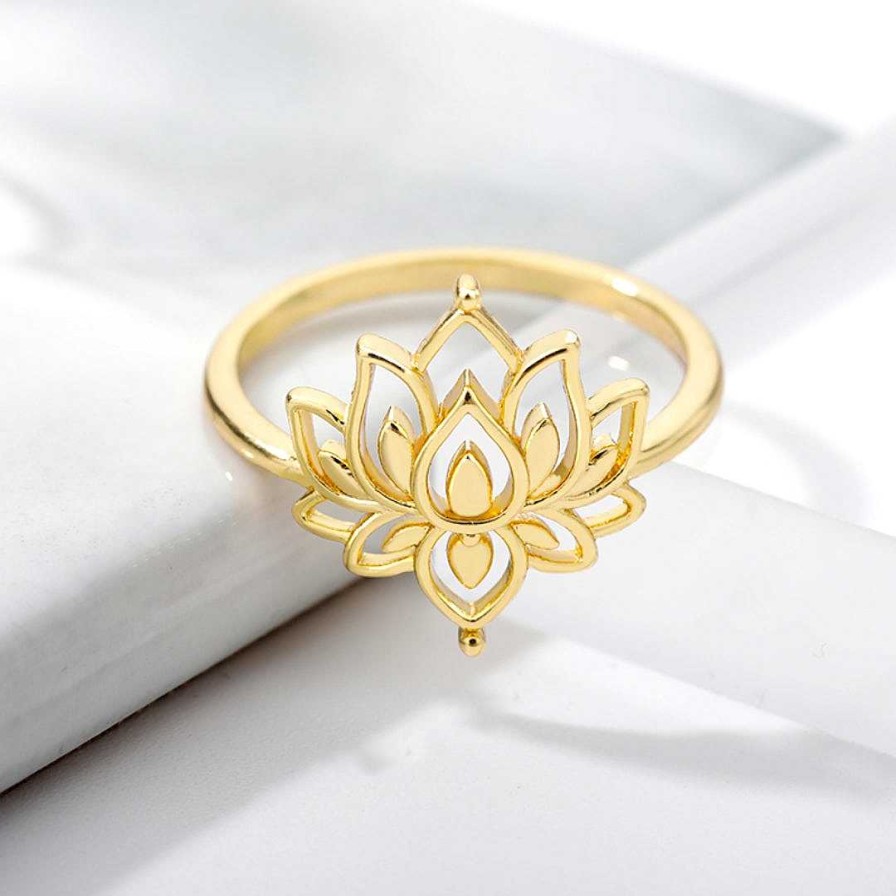 Bagues Paradise Jewels France | Bague Lotus D'Or