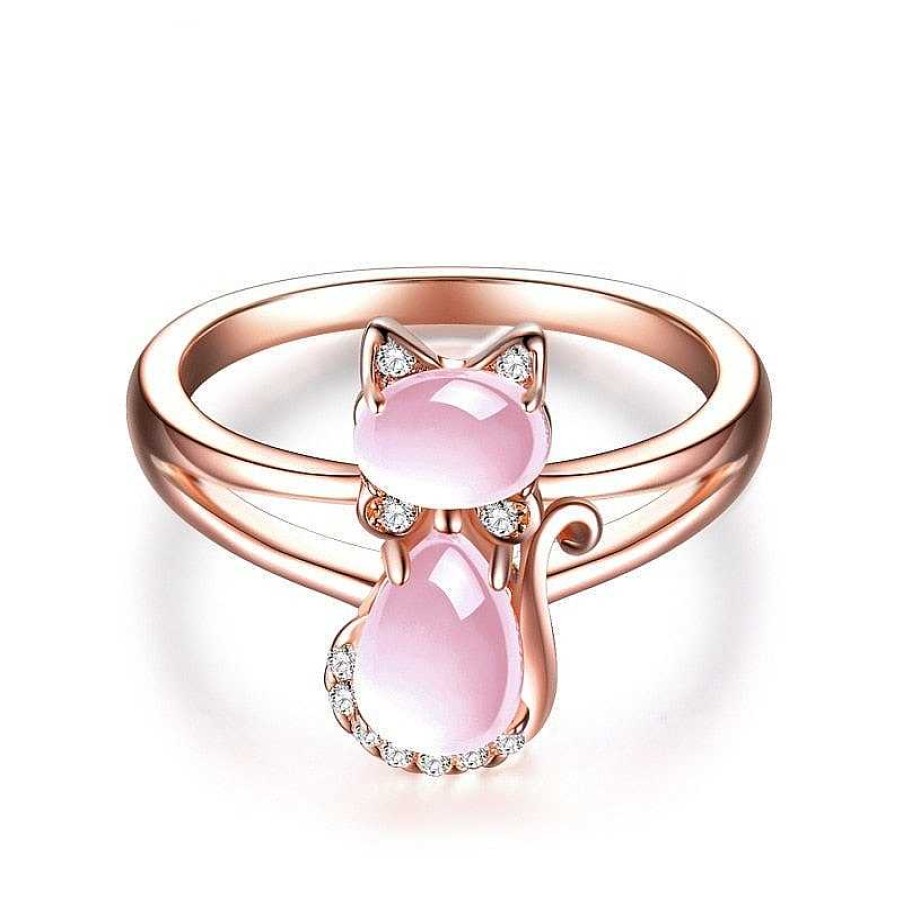 Bagues Paradise Jewels France | Bague Chat En Or Rose