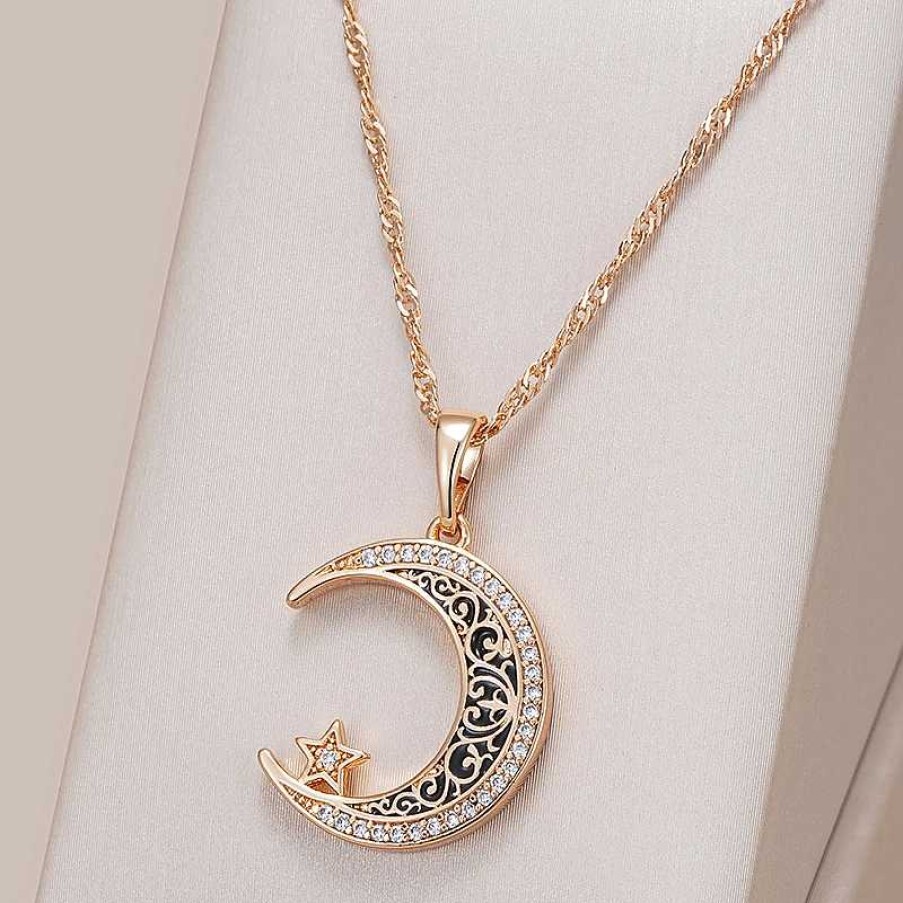 Colliers Paradise Jewels France | Collier De Lune L Gante Et Brillante