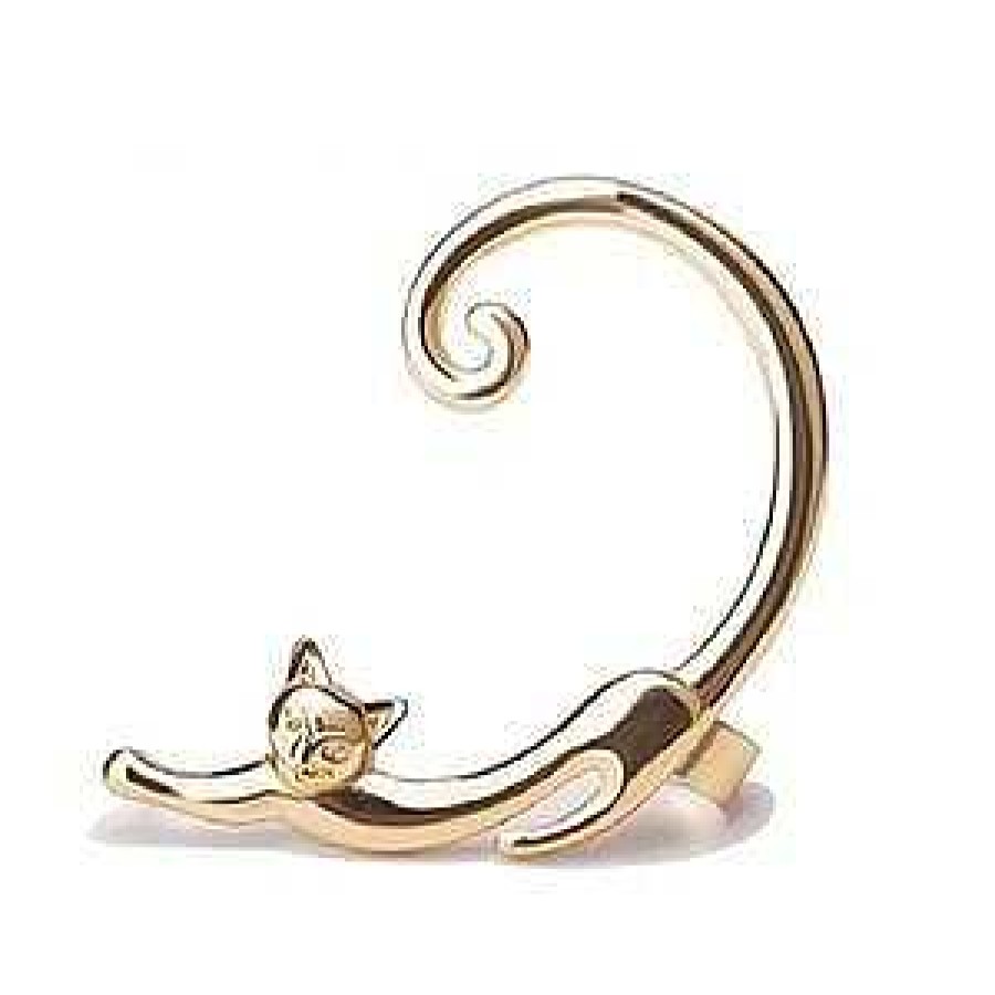 Boucles D'Oreilles Paradise Jewels France | Boucle D' Eille Chat De Luxe En