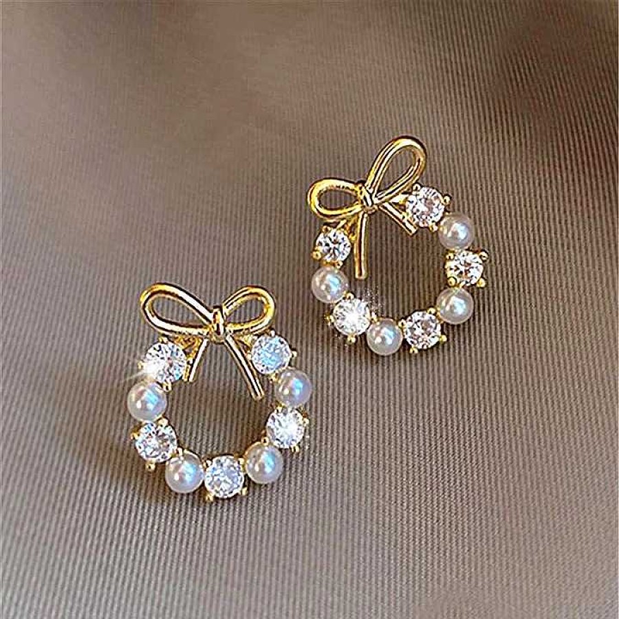 Boucles D'Oreilles Paradise Jewels France | Boucles D'Oreilles Avec Zirconia En Or