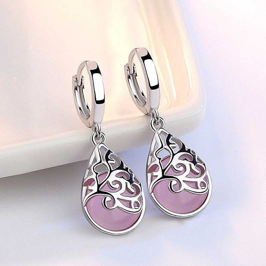 Boucles D'Oreilles Paradise Jewels France | Boucles D'Oreilles Arbre De Vie En Argent Sterling 925