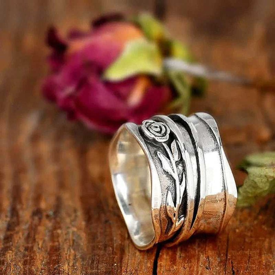 Bagues Paradise Jewels France | Bague Fleur Vintage En Argent