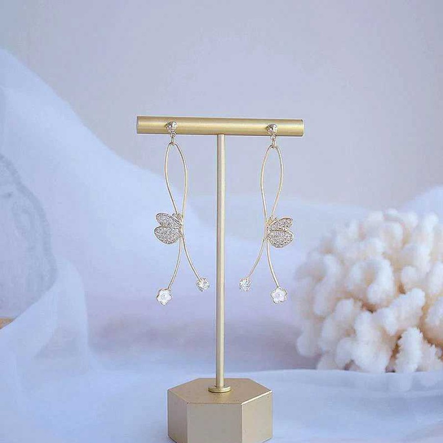 Boucles D'Oreilles Paradise Jewels France | Boucles D'Oreilles Papillon En Or