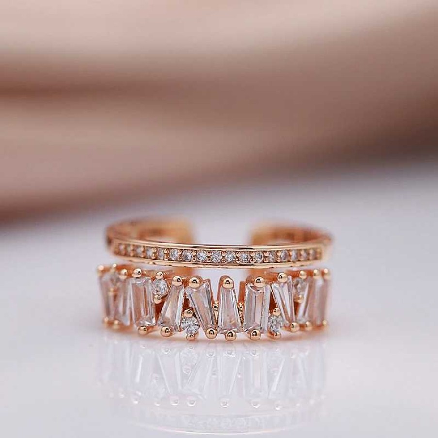 Bagues Paradise Jewels France | Bague Couronne L Gante En Or Rose