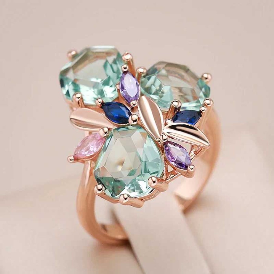 Bagues Paradise Jewels France | L Gante Bague En Cristal De Couleur