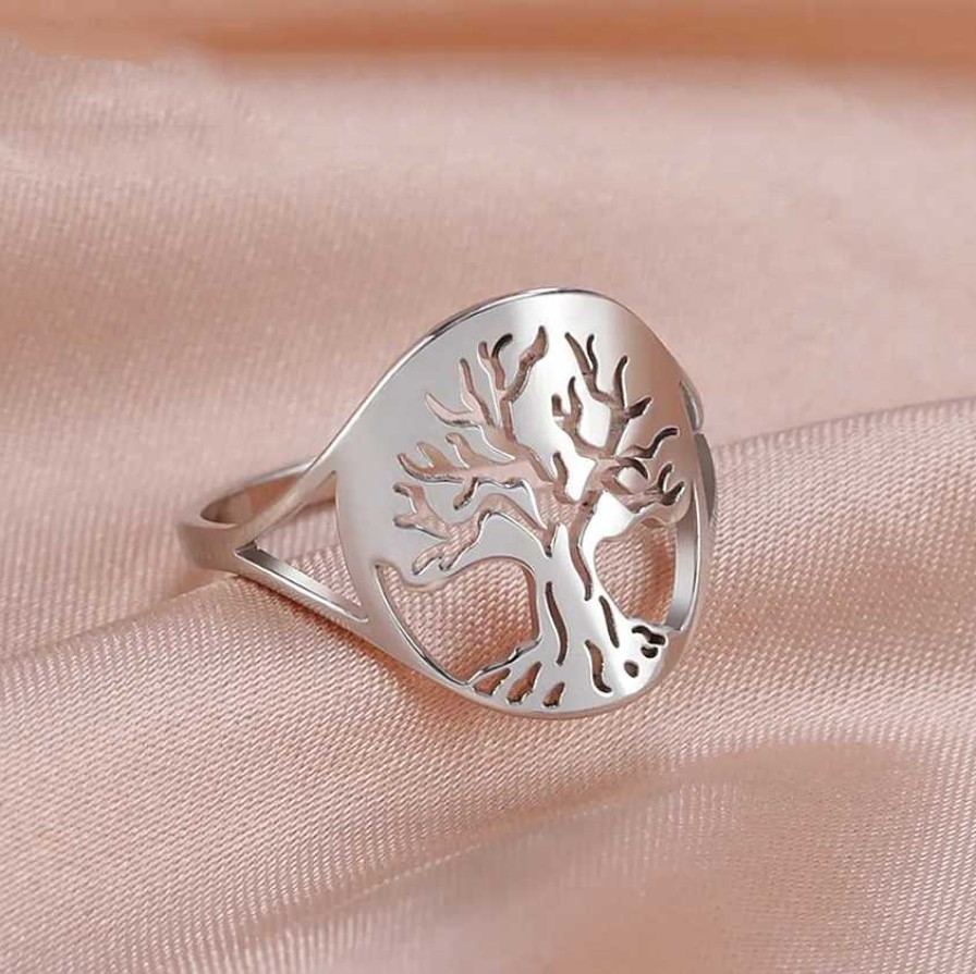 Bagues Paradise Jewels France | Bague De L'Arbre De Vie En Argent