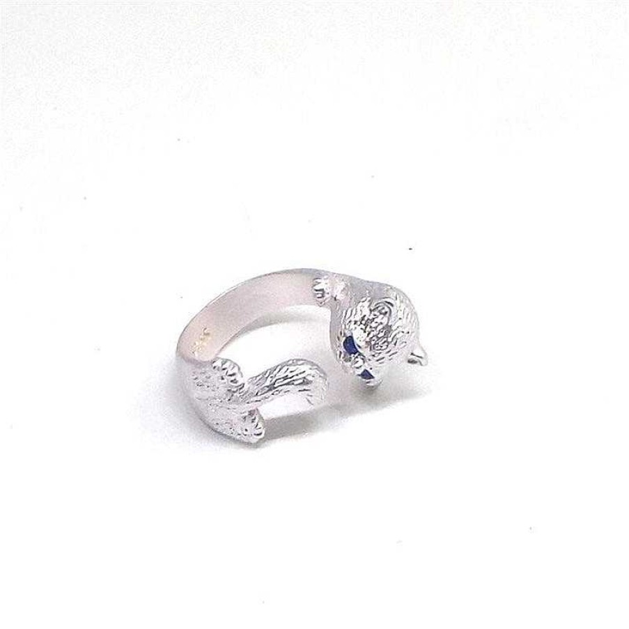 Bagues Paradise Jewels France | Bague Ajustable Chaton En Argent 925