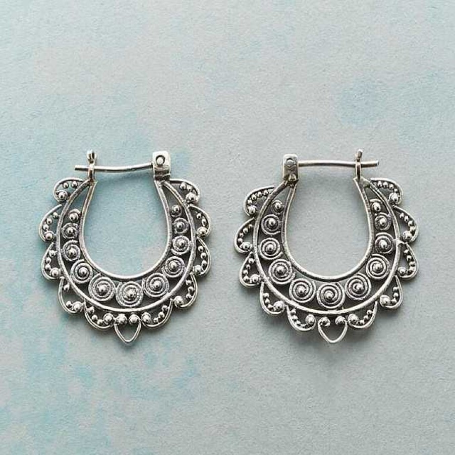 Boucles D'Oreilles Paradise Jewels France | Boucles D'Oreilles Vintage Mandala En Argent