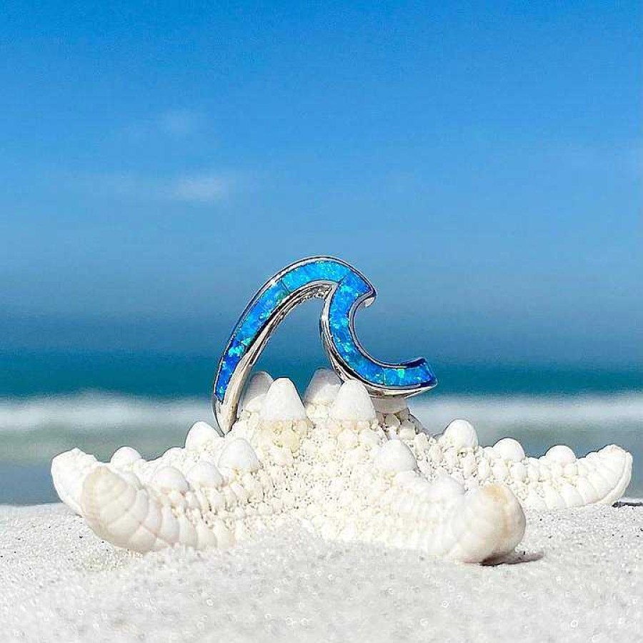 Bagues Paradise Jewels France | Bague Vague De Mer En Opale Et Argent