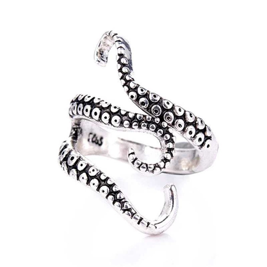 Bagues Paradise Jewels France | Bague Tentacules Ajustable En Argent