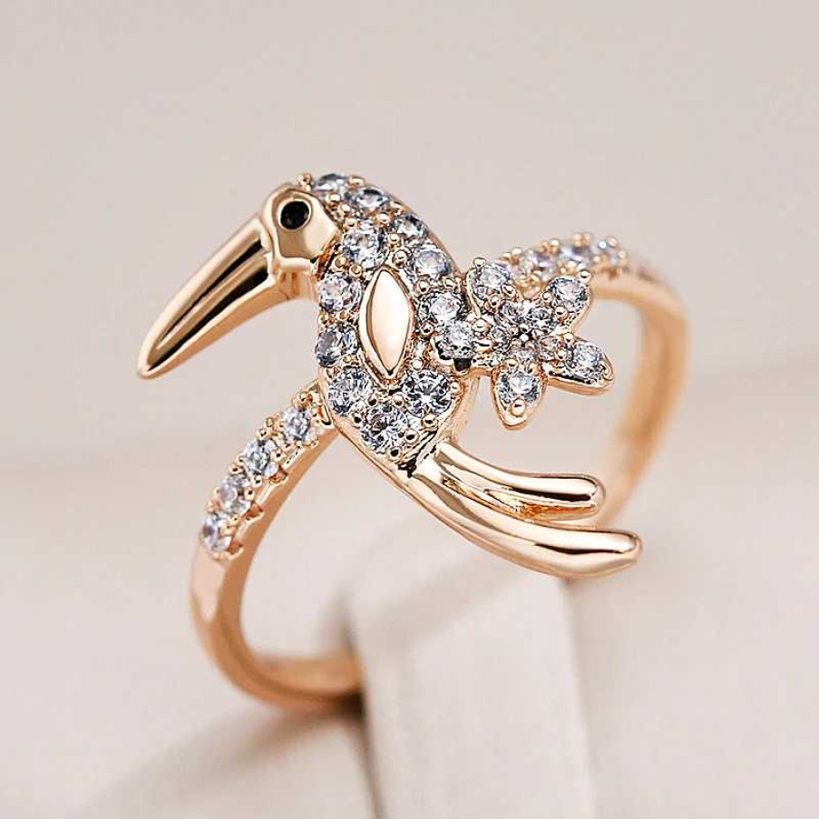 Bagues Paradise Jewels France | Bague Oiseau L Gante Et Tincelante