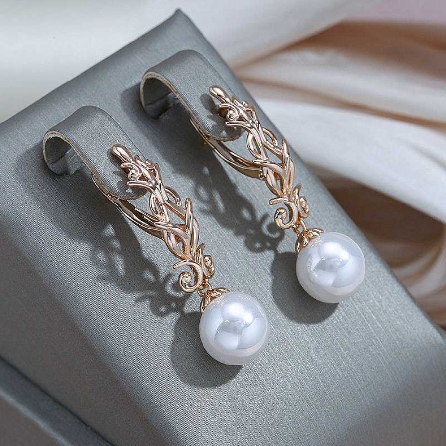 Boucles D'Oreilles Paradise Jewels France | Boucles D'Oreilles L Gante For T Enchant E Avec Perles