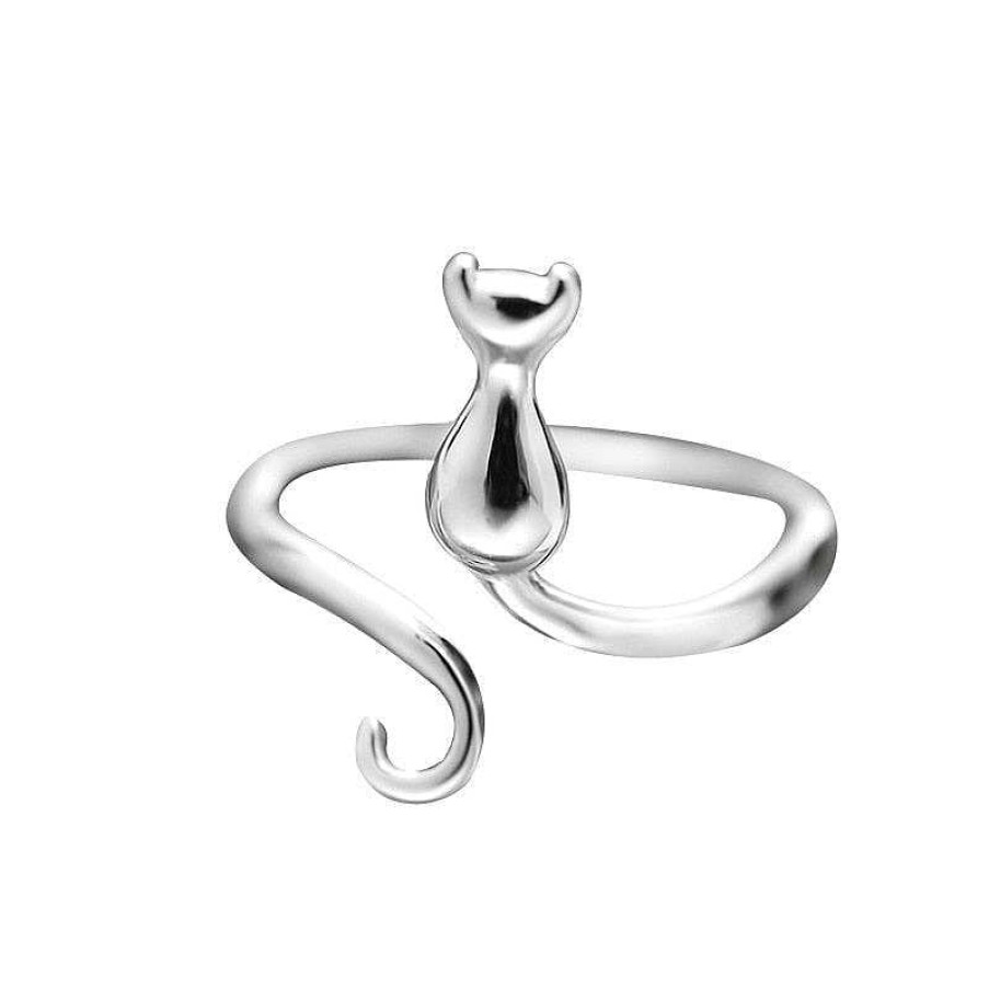 Bagues Paradise Jewels France | Bague Chat Bott En Argent