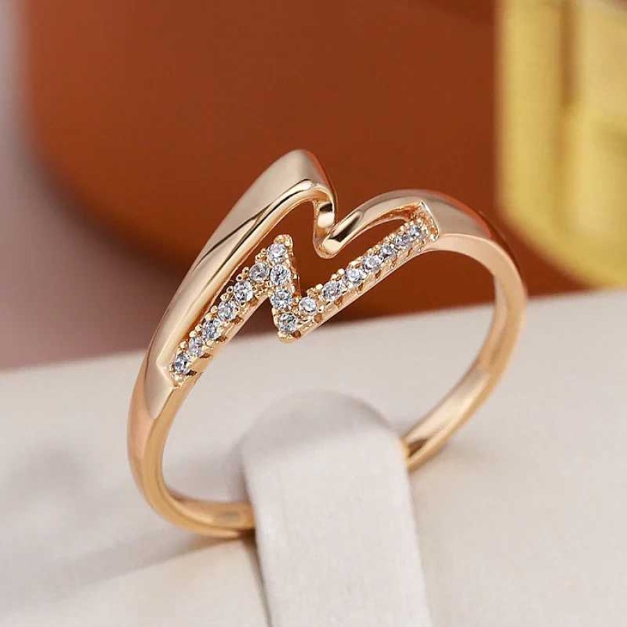 Bagues Paradise Jewels France | Bague L Gante Eclair Dor Et Brillant