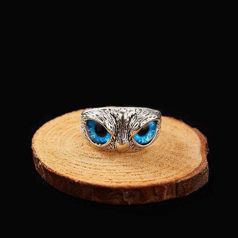 Bagues Paradise Jewels France | Bague Hibou R Glable En Argent