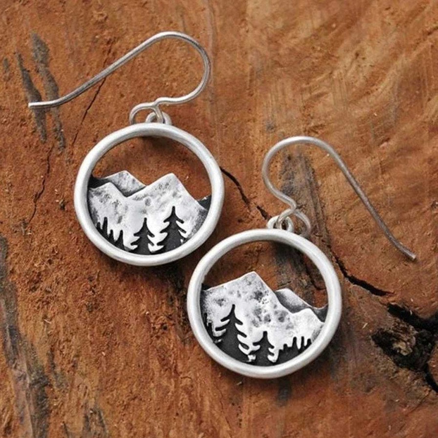 Boucles D'Oreilles Paradise Jewels France | Boucles D'Oreilles Argent Es Boho Mountain