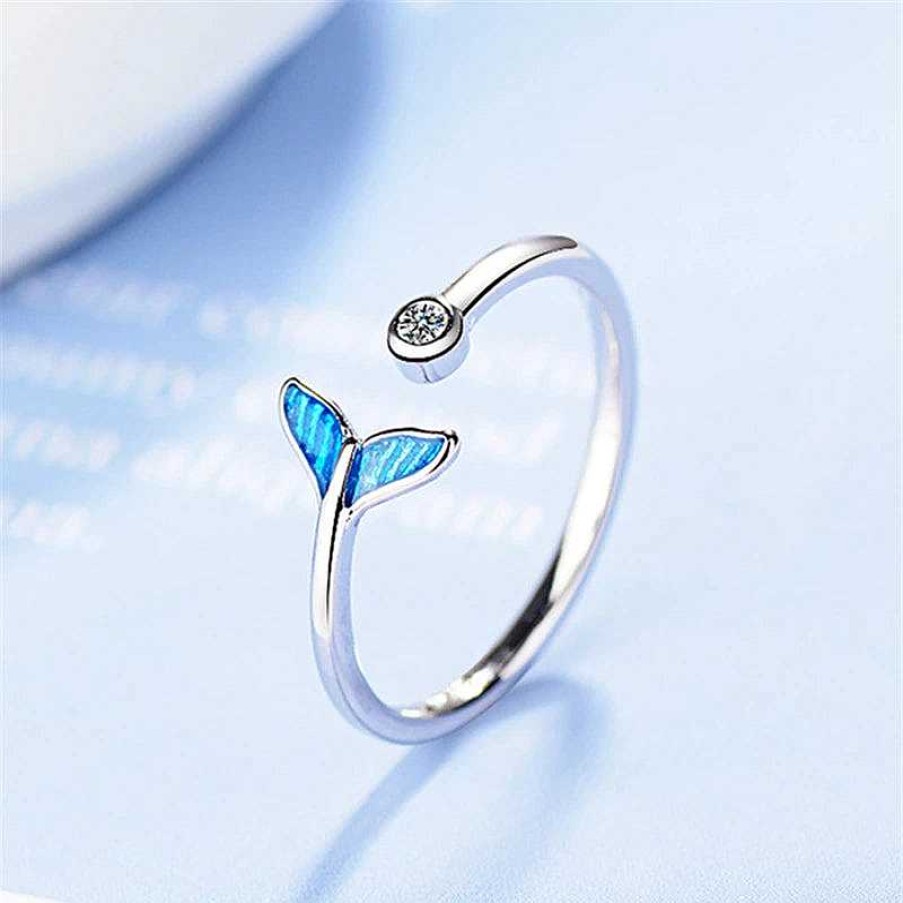 Bagues Paradise Jewels France | Bague Queue De Baleine En Argent Et Zirconia