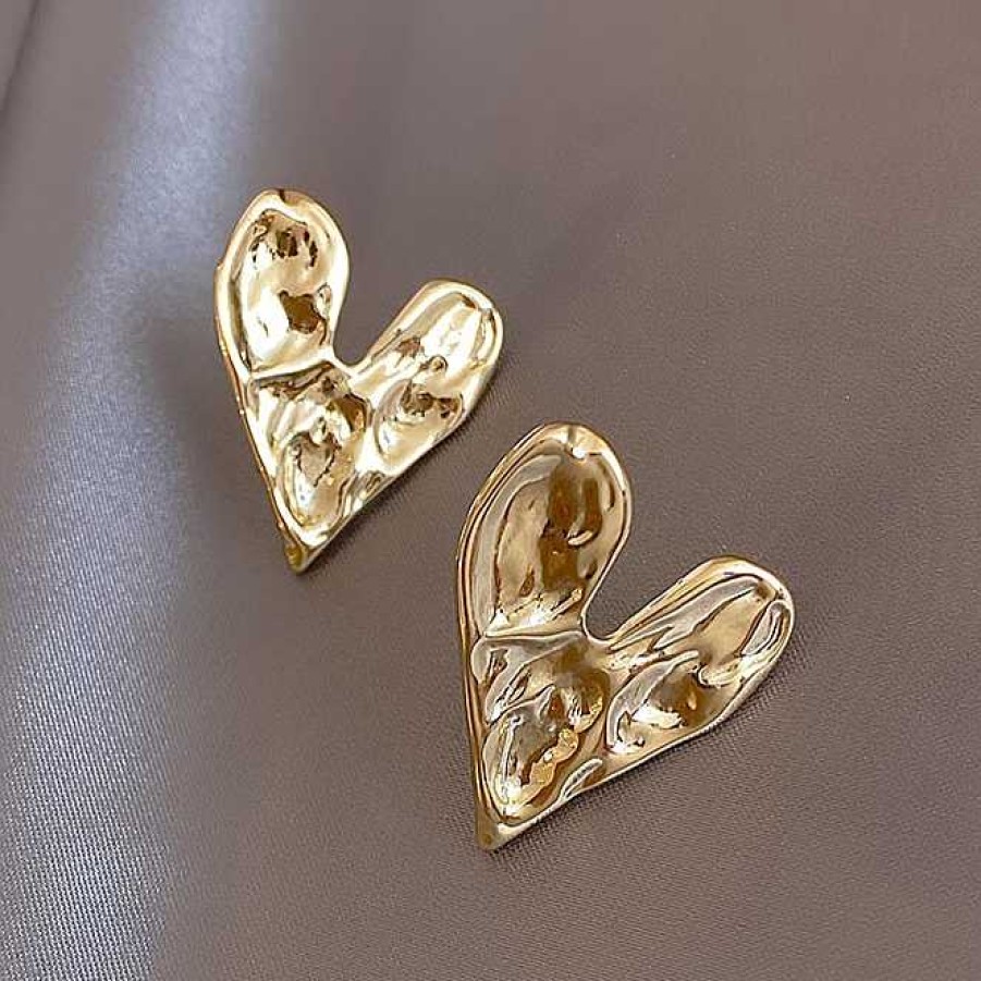 Boucles D'Oreilles Paradise Jewels France | Boucles D'Oreilles Beaux Coeurs En Or