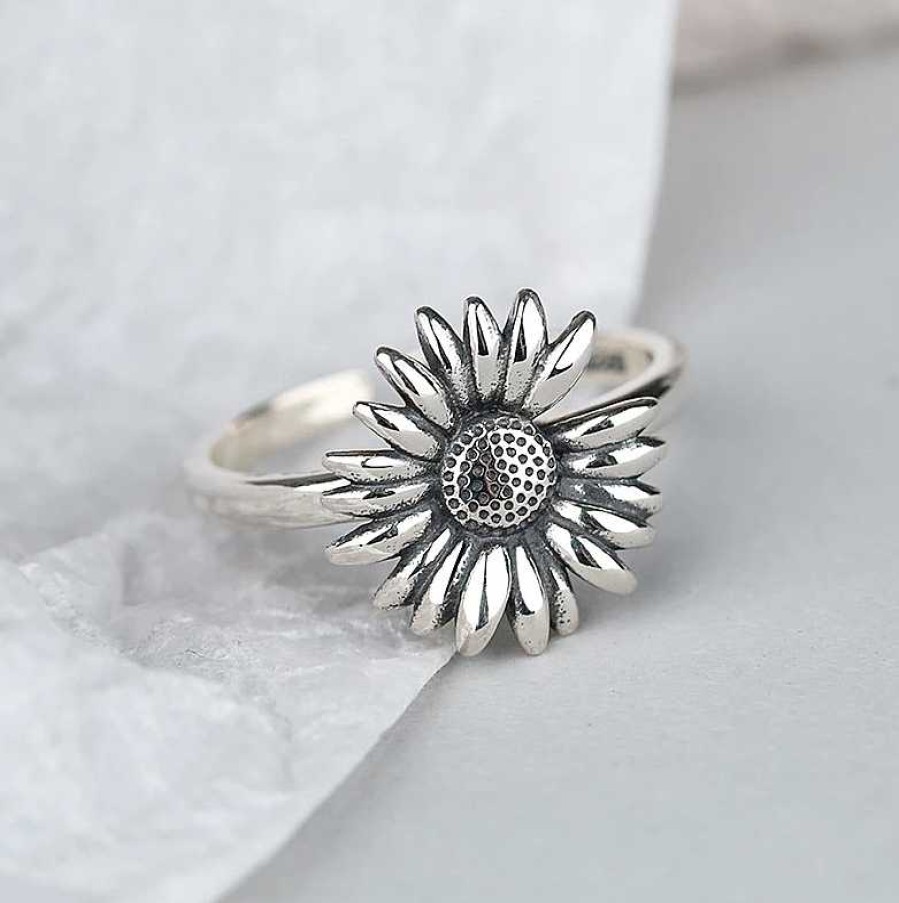 Bagues Paradise Jewels France | Bague Tournesol Vintage En Argent