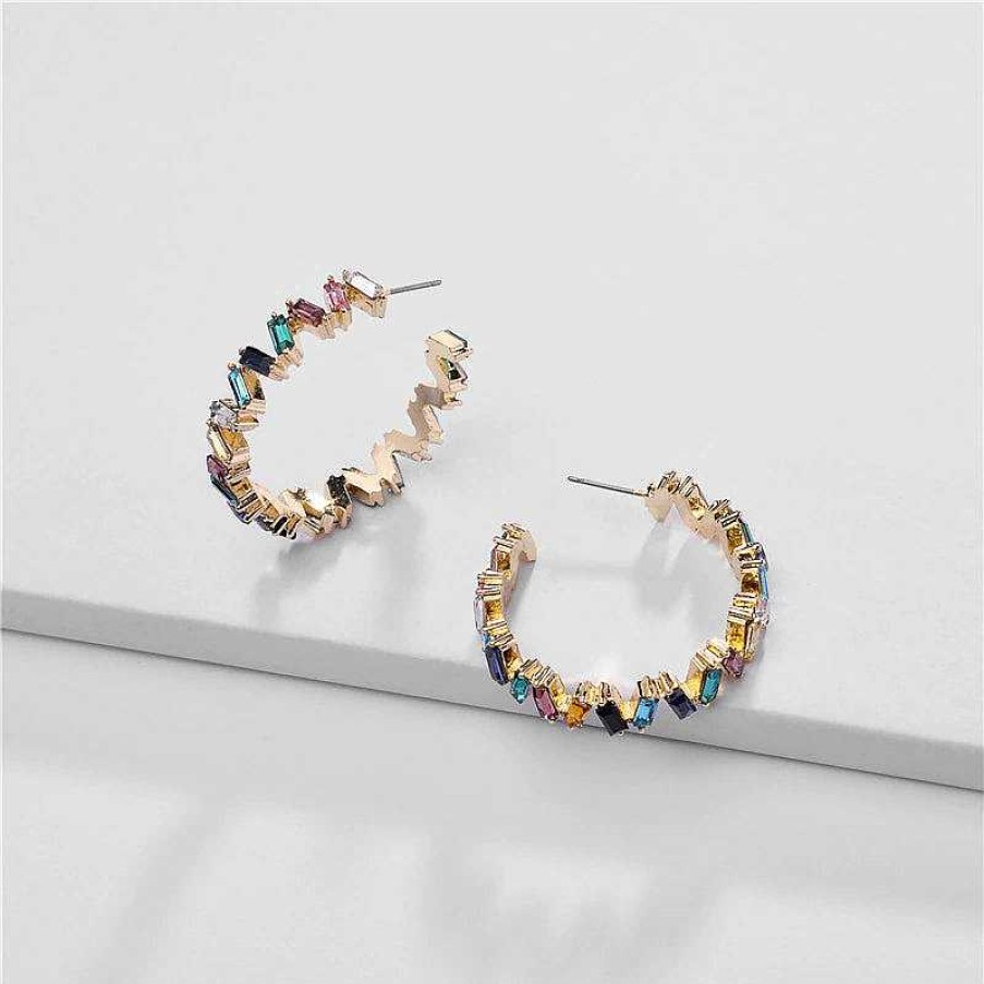 Boucles D'Oreilles Paradise Jewels France | Boucles D'Oreilles En Cristal Color