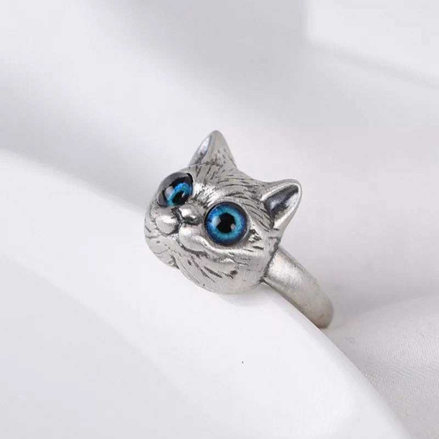 Bagues Paradise Jewels France | Bague R Glable En Argent Pour Chat