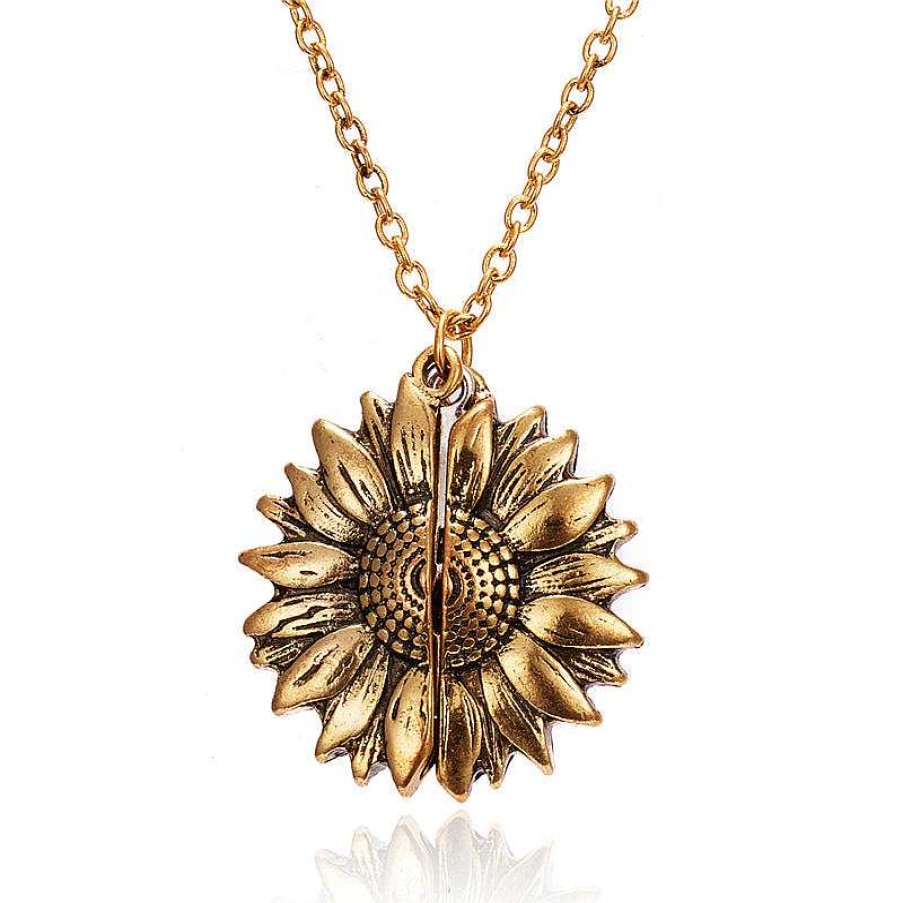 Colliers Paradise Jewels France | Pendentif Tournesol En