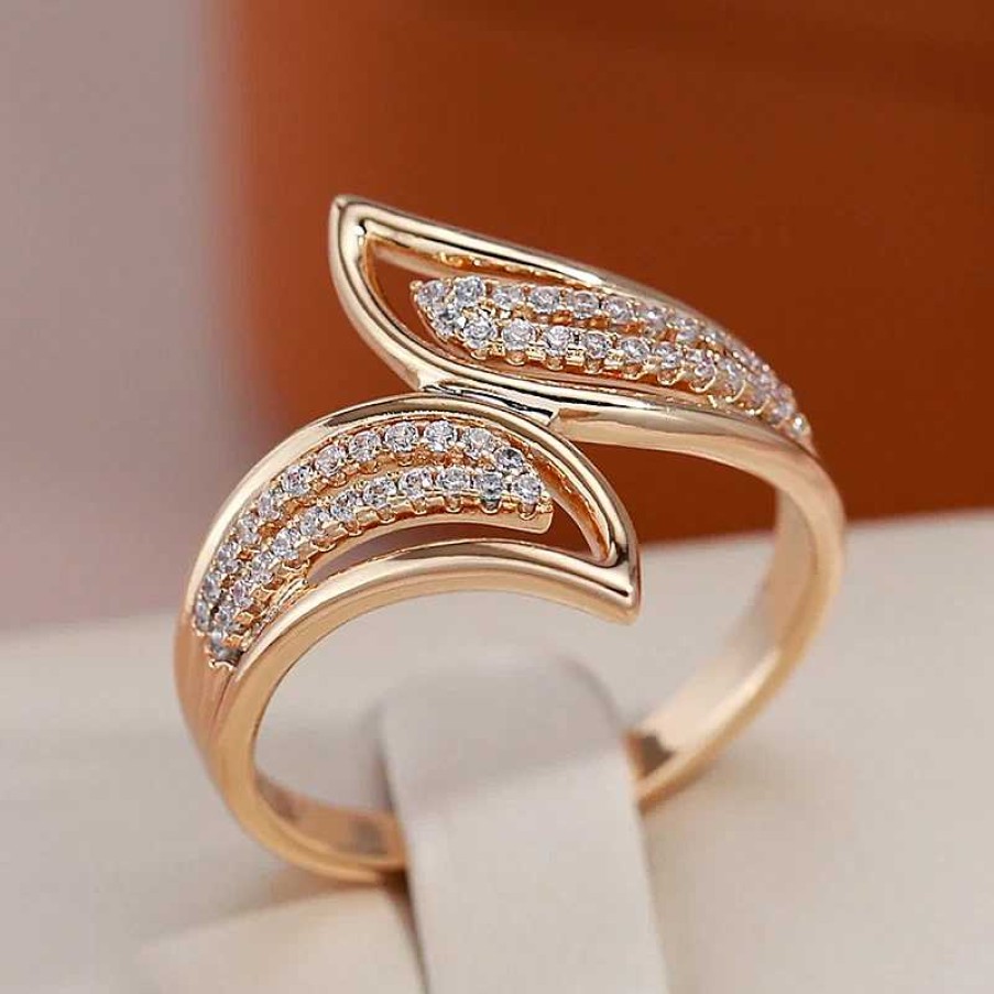 Bagues Paradise Jewels France | Bague L Gante Avec Paillettes D'Or